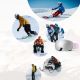 5. Qunature Pink Children's skiing goggles (medium/large children's version)
