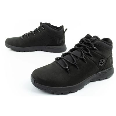 8. Timberland buty męskie trekkingowe Sprint Trekker Mid ocieplane czarne