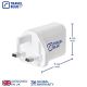 4. TRAVEL BLUE ŁADOWARKA SIECIOWA 2 USB UK