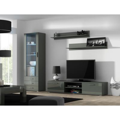 3. Witryna SOHO S1 szary/ szary połysk