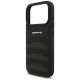 6. Etui AMG Leather Debossed Lines Logo do iPhone 17 Pro - czarne
