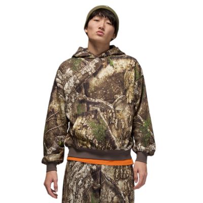 Męska bluza sportowa Air Jordan Brooklyn Realtree Fleece Hoodie Medium Olive - HV1860-222