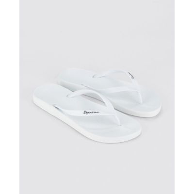 4. Ipanema klapki damskie japonki Anat wygodne białe modne na plaże