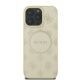 3. Etui Guess Saffiano Peony Classic Logo MagSafe na iPhone 16 Pro - złote