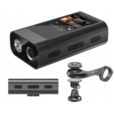 7. NAVITEL FLOW DL800 Rejestrator jazdy rowerowy 4K HDR  GPS lampa rowerowa 430lm