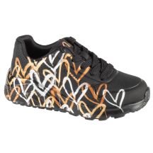 Skechers JGoldCrown: Uno Lite - Metallic 314067L-BKGD Czarne 28
