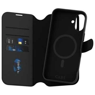 2. Etui CARE by PanzerGlass Feature Tango 2in1 Wallet MagSafe na iPhone 16 Plus - czarne