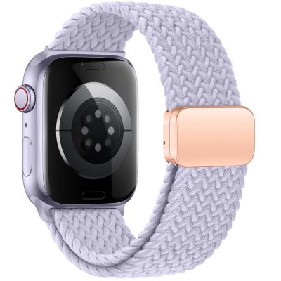 2. Pasek Tech-Protect Nylonmag na Apple Watch 4 / 5 / 6 / 7 / 8 / 9 / SE (38 / 40 / 41 mm) - fioletowy