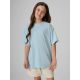 T-shirt loose gładki dziewczęcy 4F 4FJRSS26TTSHF3984-33S