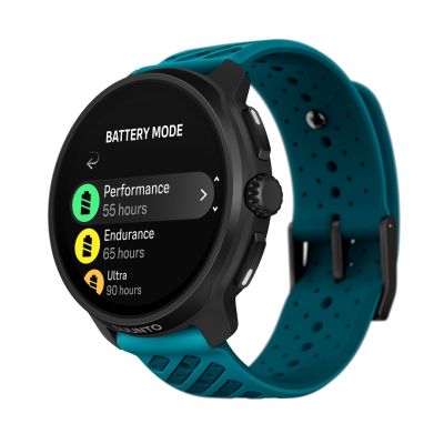 6. Suunto Race 2 Wave Blue 3,81 cm (1.5") AMOLED 49 mm Cyfrowy 466 x 466 px Ekran dotykowy Czarny GPS