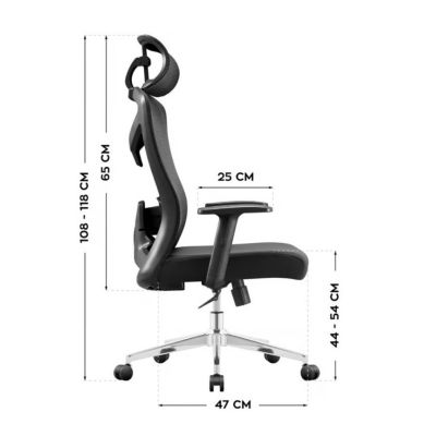 11. Fotel obrotowy Manager 2.6 Black
