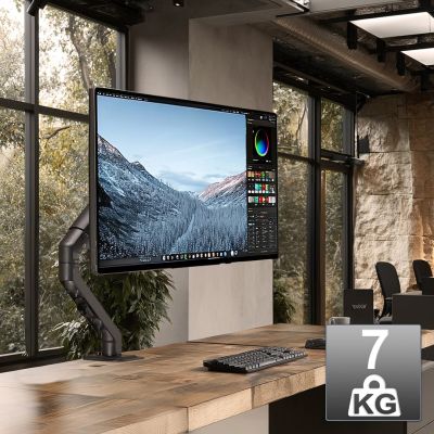 20. MACLEAN UCHWYT REGULOWANY DO MONITORA ZE SPRĘŻYNĄ GAZOWĄ MC-906