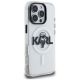 4. Etui Karl Lagerfeld IML Karl Sketch Logo MagSafe na iPhone 16 Pro Max - przezroczyste