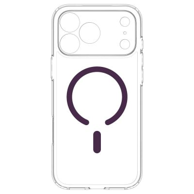 5. Etui Spigen Ultra Hybrid Mag MagSafe na iPhone 18 Pro / 17 Pro - przezroczysto-burgundowe