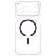 5. Etui Spigen Ultra Hybrid Mag MagSafe na iPhone 18 Pro / 17 Pro - przezroczysto-burgundowe