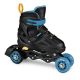 11. Łyżworolki Spokey Quattro 4IN1 SPK-943432 roz. 30-33 BK/DBL