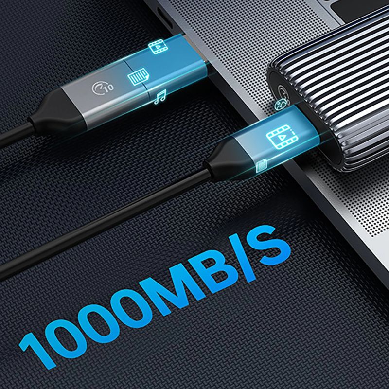 4. Kieszeń dyskowa Orico AM2C3-G2 M.2 NVME USB-C 3.2 - szara