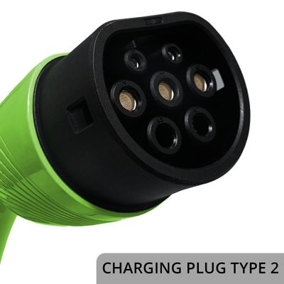10. Qoltec Mobilna ładowarka do samochodu elektrycznego EV z regulacją 2w1 Typ2 | 3.5kW | 230V | SCHUKO 16A | Wi-fi | TUYA | SMART LIFE | LCD | Przenośna | 5m (52435)