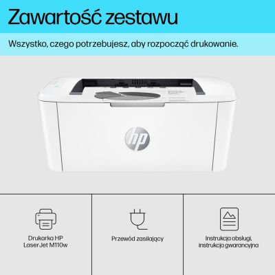 4. HP LaserJet M110w Bezprzewodowe Czerń i biel Drukarka