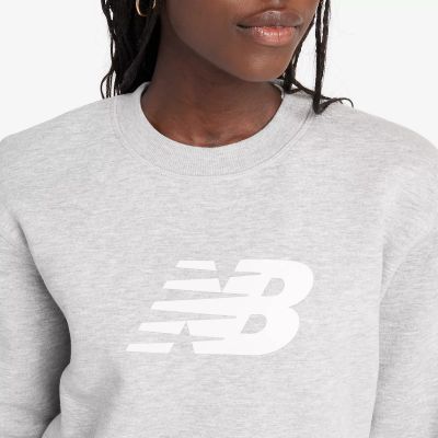 3. Bluza New Balance Sport Fleece Logo Crew W WT43526AG