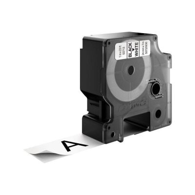 5. Taśma Dymo D1- 24mm x 7m czarny/ biały