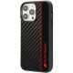 2. Etui Audi Carbon Fiber Stripe na iPhone 14 Pro - czarne