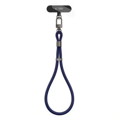 2. Smycz Tech-Protect C11S Rope Wrist Strap do telefonu - granatowa