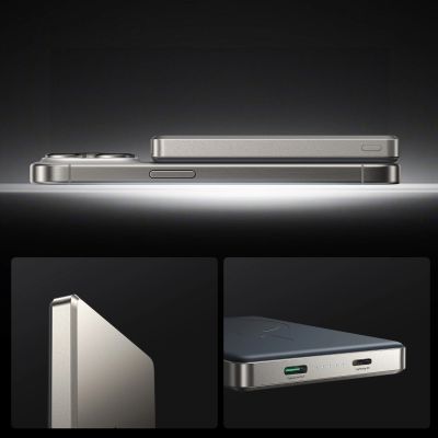 13. Powerbank Joyroom JR-PBM08 Pro 10000mAh ultracienki - tytanowy