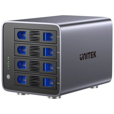 Unitek Obudowa RAID do dysku SATA 2.5''/3.5'' 8 trybów 80TB USB-C
