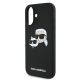 6. Etui Karl Lagerfeld Silicone nauble Heads Print MagSafe na iPhone 16 Plus - czarne