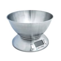 ELDOM WAGA KUCHENNA ELEKTRONICZNA WK320S RENA DOKŁADNOSĆ 1 G WAŻY DO 5 KG WYŚWIETLACZ LED STALOWA Z MISKĄ