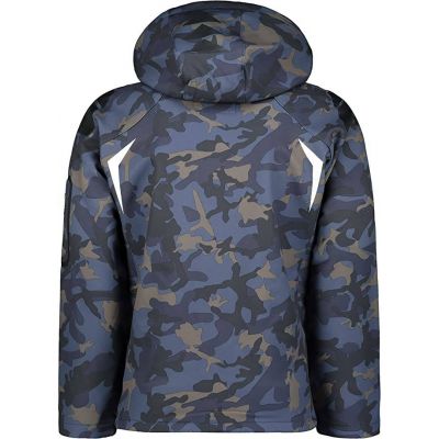 3. Kurtka męska granatowa Softshell Geographical Norway Techno (WU4549H-GN-NAVY-GREEN)