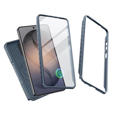 3. Etui Tech-Protect Kevlar MagSafe 2-Set na Samsung Galaxy S26 Ultra - niebieskie