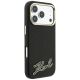 4. Etui Karl Lagerfeld Grained with Resin Signature Logo MagSafe na iPhone 18 Pro / 17 Pro - czarne