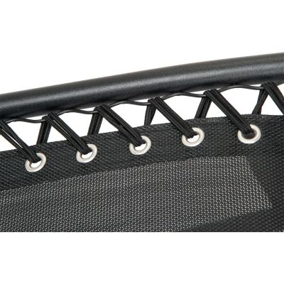 28. LEŻAK OGRODOWY SKŁADANY WIELOFUNKCYJNY 175X52/65X107CM CZARNY