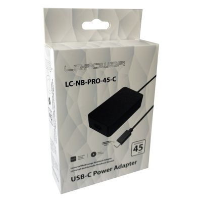 3. LC-Power LC-NB-PRO-45-C adapter zasilający/ inwentor Wewnętrzna 45 W Czarny
