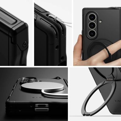 4. Etui Ringke Alles Magnetic MagSafe na Samsung Galaxy Z Fold 7 - czarne