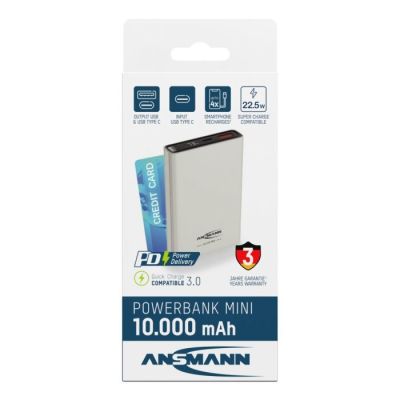11. Ansmann 1700-0156 bank mocy Litowo-jonowa (Li-Ion) 10000 mAh Biały