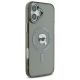 4. Etui Karl Lagerfeld IML Metal Karl Head MagSafe na iPhone 16 - czarne