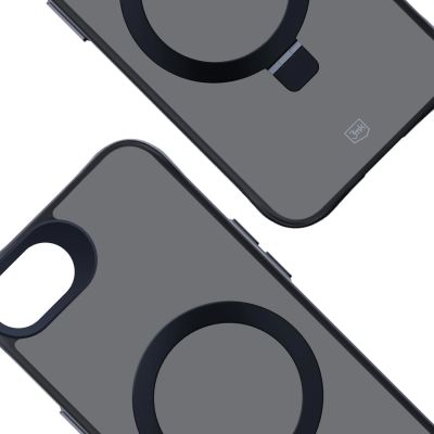 24. Etui 3mk Smoke Case Mag&Stand na Apple iPhone 16E - czarne