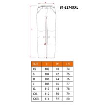 NEO tools 81-227-XXXL spodnie ochronne