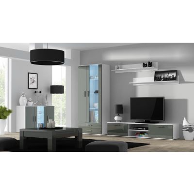 2. Półka 125cm (2szt) SOHO biały mat