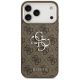 3. Etui Guess 4G Big 4G Classic Logo na iPhone 17 Pro Max brązowy - srebrne