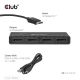 4. Hub USB Club Hub 3D MST (Multi Stream Transport) DisplayPort 1.4 na 4x DisplayPort, Cztery monitory, 4x 4K30Hz, 8K30Hz