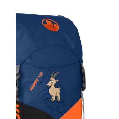 2. Plecak dla dziecka Kohla Happy 10L - navy peony/caviar/red orange