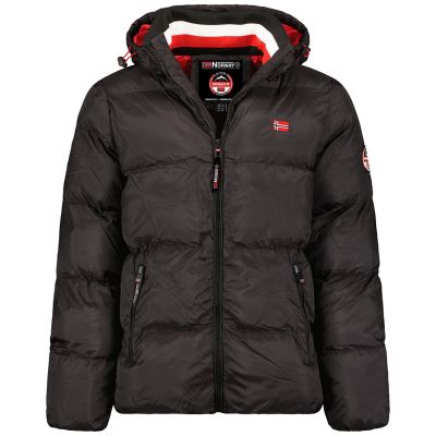 Parka męska Geographical Norway ANCELO BLACK DB MEN 001 (WY4478H/GN-BLACK)
