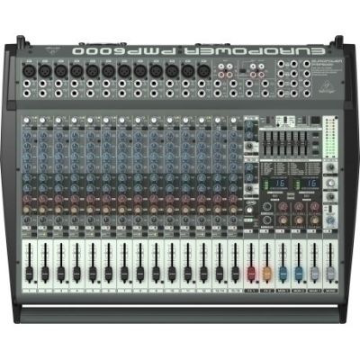 6. Behringer PMP6000 mikser audio 20 kan. 10 - 200000 Hz Czarny
