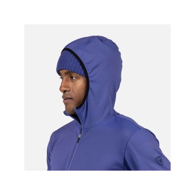 5. Bluza męska ROSSIGNOL Mid Layer Stretch Hoodie niebieska
