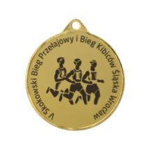 Medal stalowy grawerowany laserem- RMI