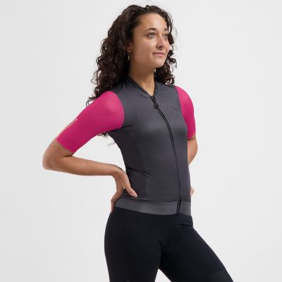 2. Rogelli koszulka damska FAST czarno-różowa XS